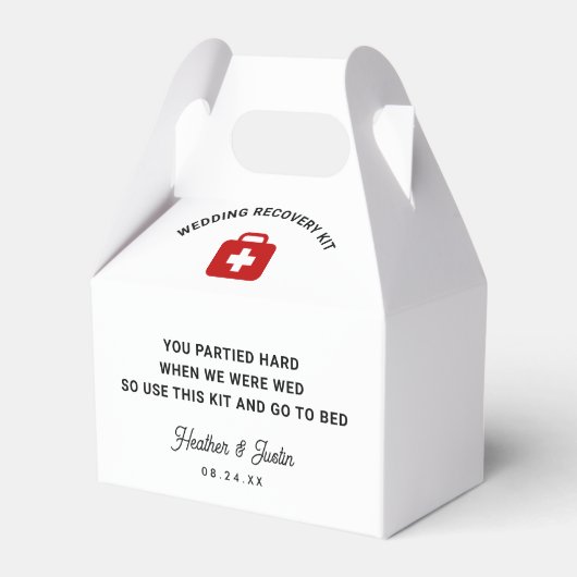 Wedding Hangover Recovery Kit Bedankdoosjes (Achterkant)