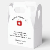 Wedding Hangover Recovery Kit Bedankdoosjes (Geopend)