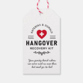 Wedding Hangover Recovery Kit Cadeaulabel (Achterkant)