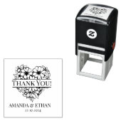 Wedding Heart Bedankt Zelfinktende Stempel (In situ)