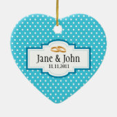 Wedding Heart Ornament (Achterkant)