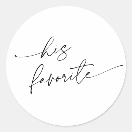 Wedding Hir favorite sticker (Devant)