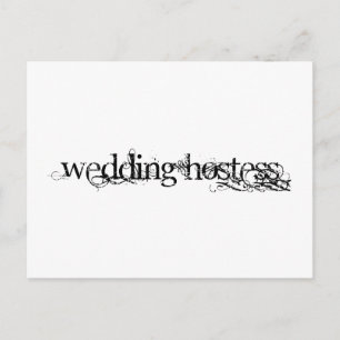 Wedding Hostess Briefkaart