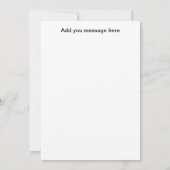 Wedding Insert Kaart (Achterkant)