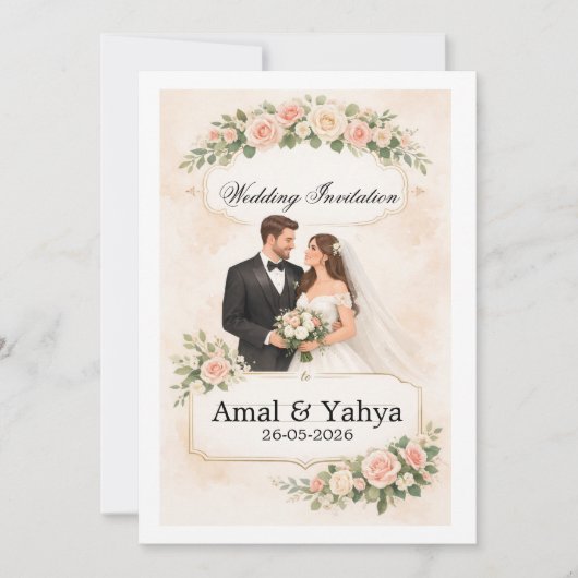 Wedding Invitation (Devant)