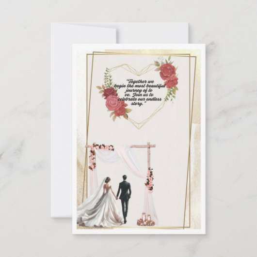 wedding invitation (Voorkant)