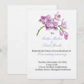 Wedding Invitation (Devant / Derrière)
