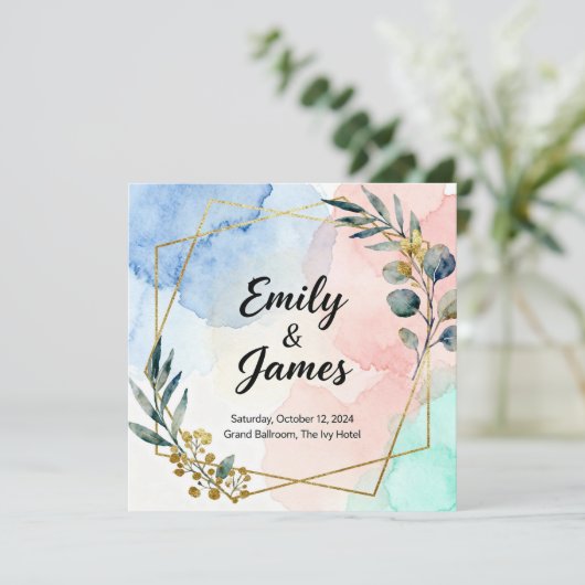 wedding Invitation (Staand voorkant)