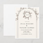 WEDDING INVITATION (Devant / Derrière)