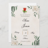 Wedding Invitation (Devant / Derrière)