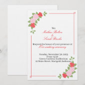 Wedding Invitation (Devant / Derrière)