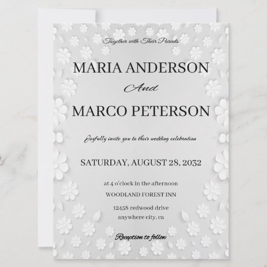 wedding Invitation (Devant)