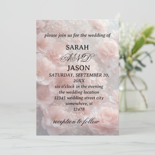 Wedding invitation (Debout devant)