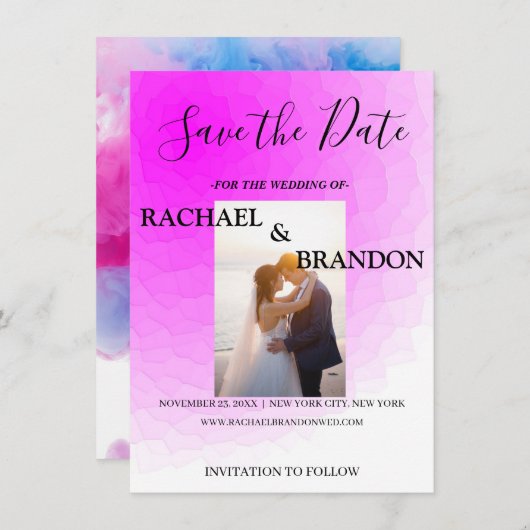 wedding Invitation (Devant / Derrière)