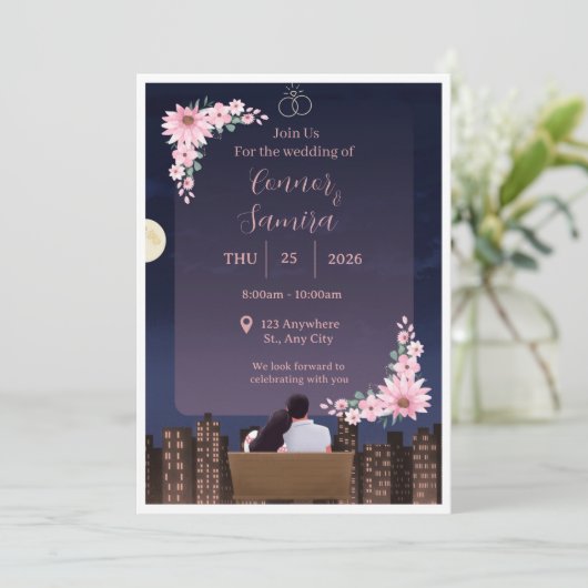 Wedding invitation (Debout devant)