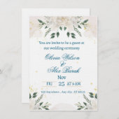 Wedding invitation (Devant / Derrière)