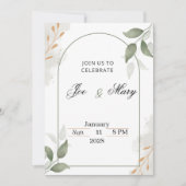 Wedding invitation (Devant)