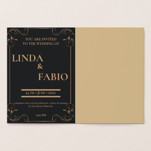 wedding Invitation (Intérieur)