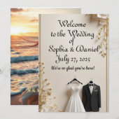 wedding invitation (Devant / Derrière)