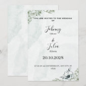 Wedding invitation (Devant / Derrière)