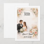 wedding Invitation (Devant / Derrière)