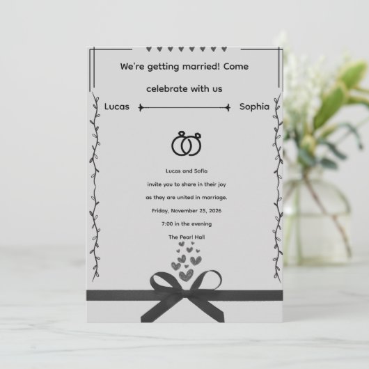 Wedding Invitation (Debout devant)