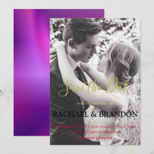 wedding Invitation (Devant / Derrière)