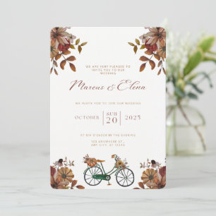 Wedding Invitation Beige Neutral Elegant Style