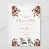 Wedding Invitation Beige Neutral Elegant Style (Devant)
