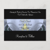 Wedding Invitation Cala Lily Uitnodiging Briefkaart (Achterkant)