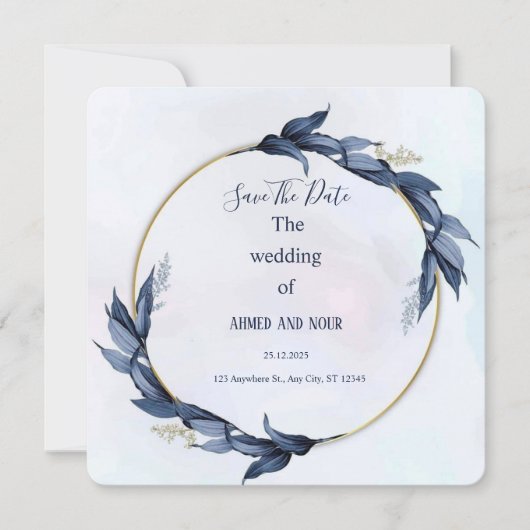 Wedding invitation card (Voorkant)