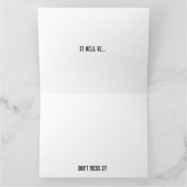 Wedding invitation card kaart (Binnen)