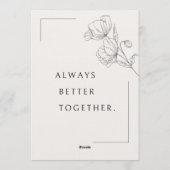 Wedding Invitation Card – Personalized Elegant (Dos)