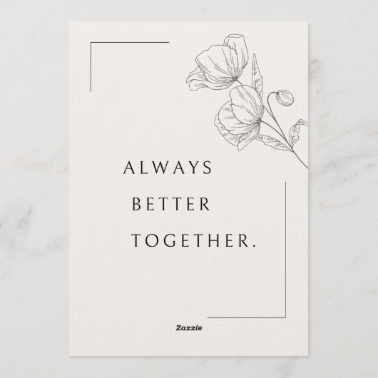 Wedding Invitation Card – Personalized Elegant (Dos)