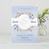 Wedding Invitation Card Save the Date (Debout devant)