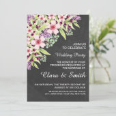 Wedding Invitation Card Template  (Debout devant)