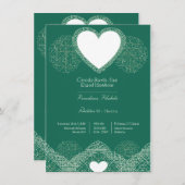 wedding invitation cards (Devant / Derrière)