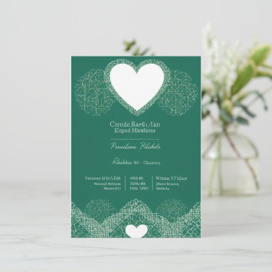 wedding invitation cards (Debout devant)