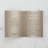 Wedding Invitation Diamonds op satin aanpasbaar (Binnen)