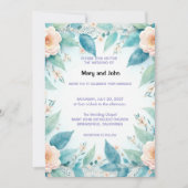Wedding Invitation Floral (Devant)