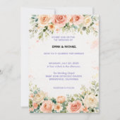 Wedding Invitation Floral (Devant)