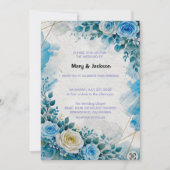 Wedding Invitation Floral (Devant)