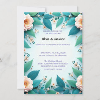 Wedding Invitation Floral