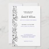 Wedding Invitation Floral (Devant)