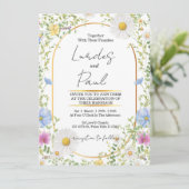  Wedding invitation Floral Daisy (Debout devant)