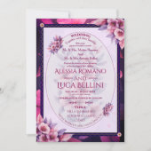 Wedding Invitation Floral Elegant Minimalist (Devant)