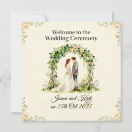 Wedding Invitation  Kaart