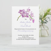Wedding Invitation Kaart (Staand voorkant)