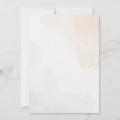 Wedding invitation  kaart (Achterkant)