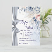 Wedding Invitation Kaart (Staand voorkant)